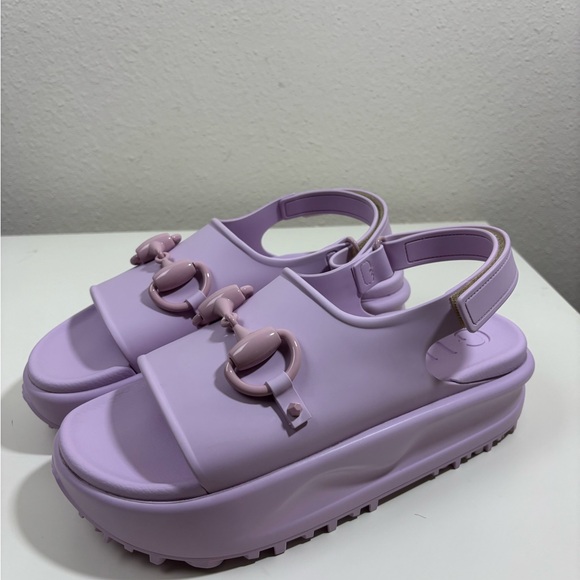 Gucci Horsebit Slingback Sandals - Picture 1 of 7